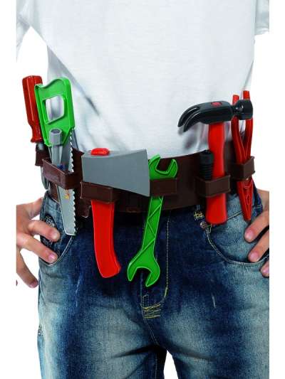 Builders Tools Belt Hat Child img