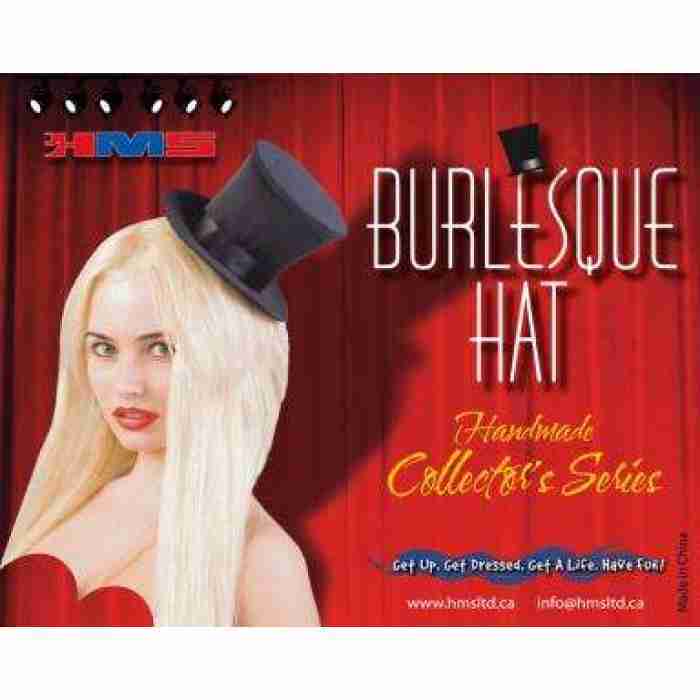 Burlesque Satin Top Hat1