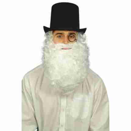 Bushy White Beard Tash 7525 img