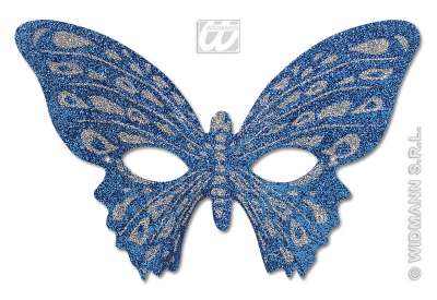 Butterfly Eyemasks Blue 6448F f Img