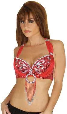 Butterfly Top - Beaded w/ Fringes