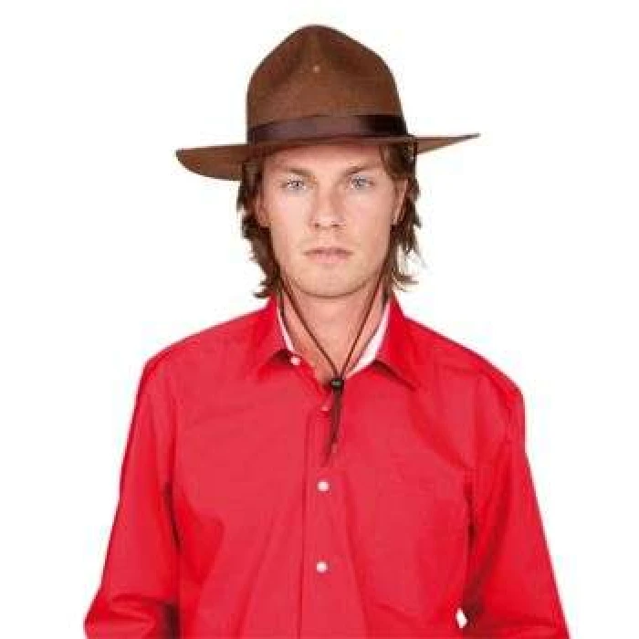 Canadian Mountie Hat - Image 1