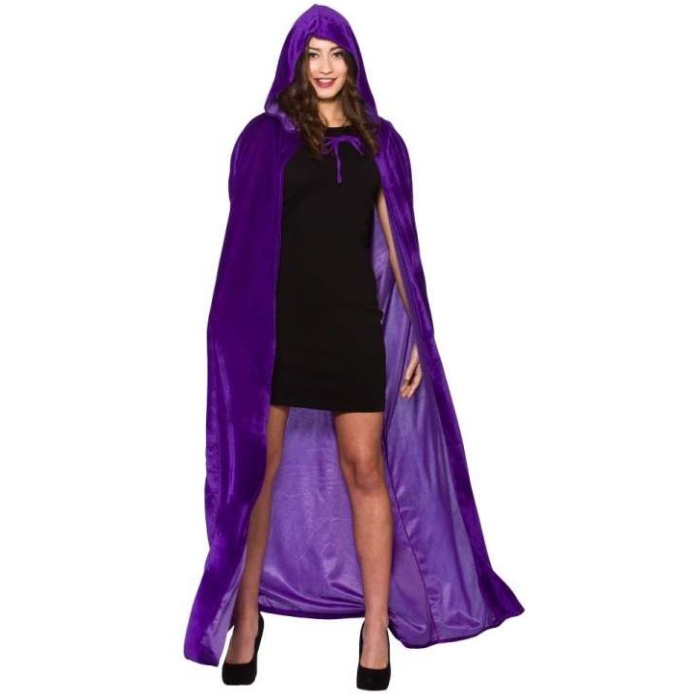 Cape Adult hooded Purple Cape AC9033