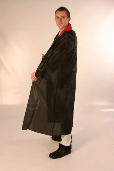 Cape Black Satin cape C7000