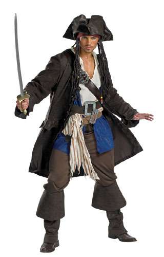 Captain Jack Sparrow Prestige Premium Adult 5626 mig