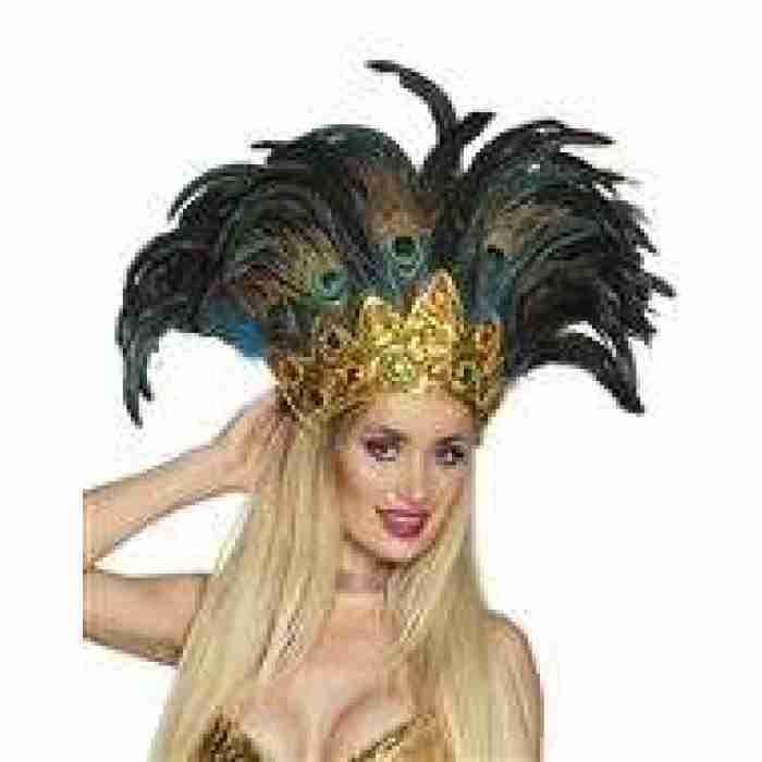 Carnival Peacock Queen Headdress1