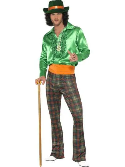 Casual Pimp Shirt And Trousers - Adult