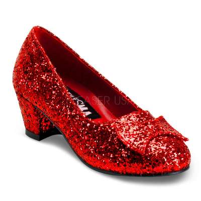 Childs Dorothy Red Glitter Shoes Dorothy05gr