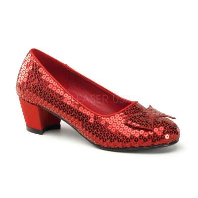 Childs Dorothy Red Sequin Shoes dorothy05rseq