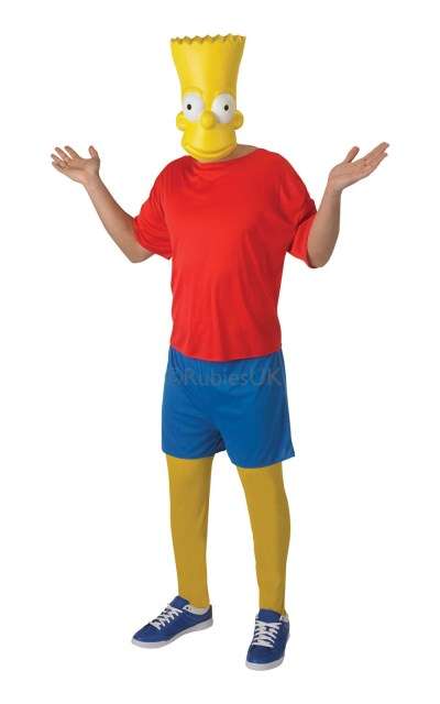 Classic Bart Simpson Costume Adult 880660 img