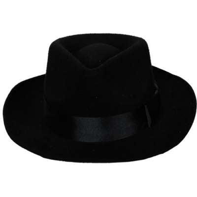 Classic Gangster Hat with Satin Band - Carnival Store