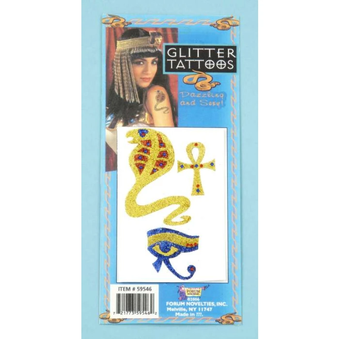 Cleopatra Glitter Tattoos - Image 1