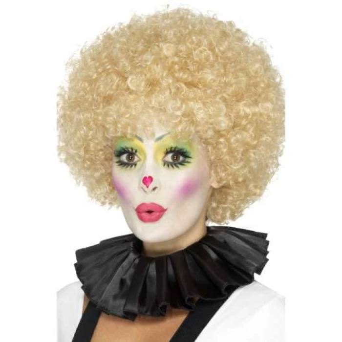Clown Neck Ruffle - Black - Image 1