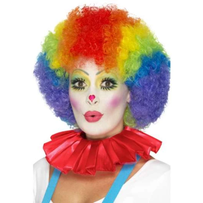 Clown Neck Ruffle - Red - Image 1