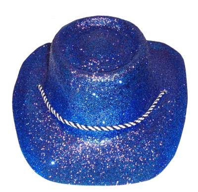 Cowboy Hat Glitter Blue H23058 img