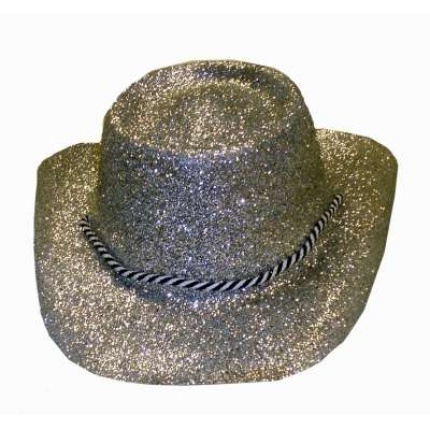 Cowboy Hat Glitter Silver H23047 img