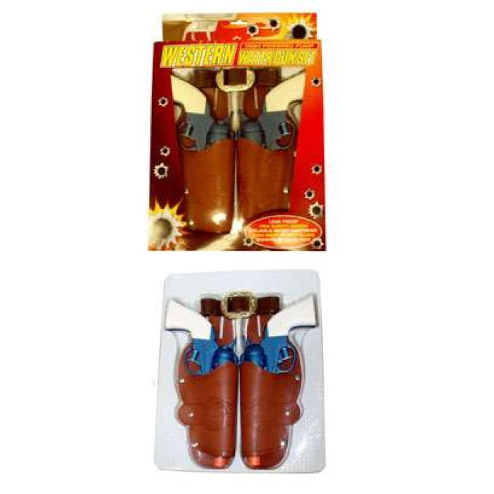 Cowboy Pistol Water Gun - 2pc w/ Holster - Image 1