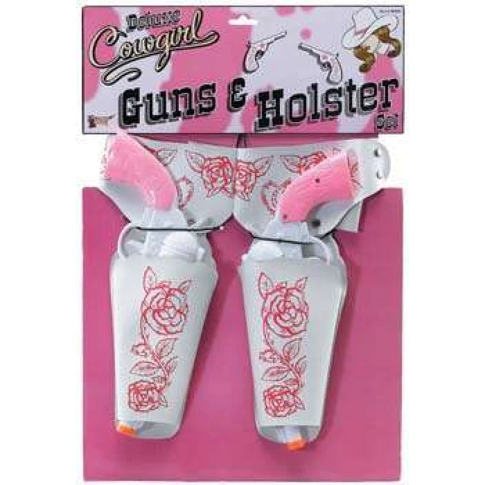 Cowgirl Pink Gun and Holster - Image 1