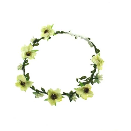 Cream Sunflower Hair Garland