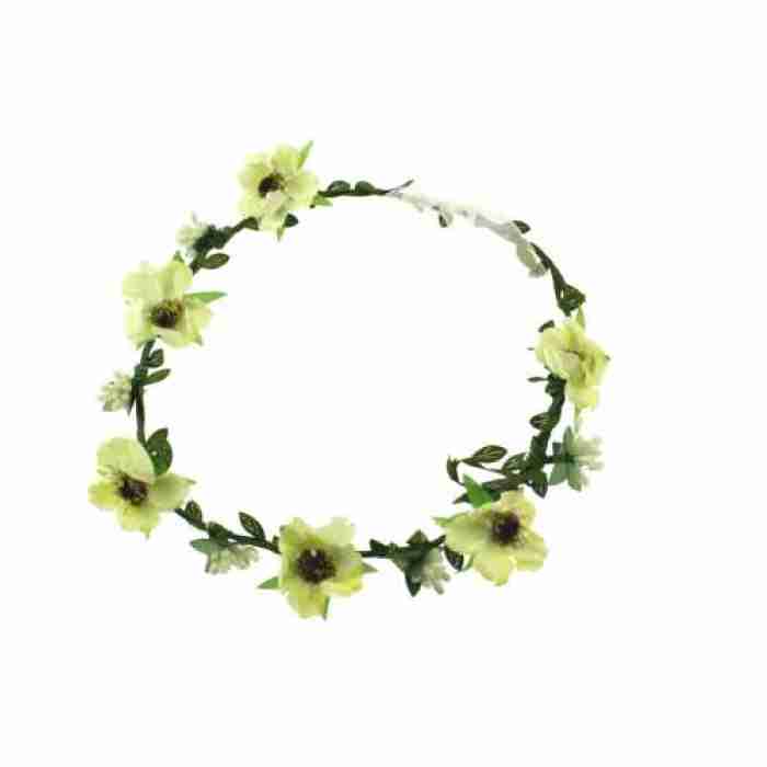 Cream Sunflower Hair Garland ZHG15012CRM