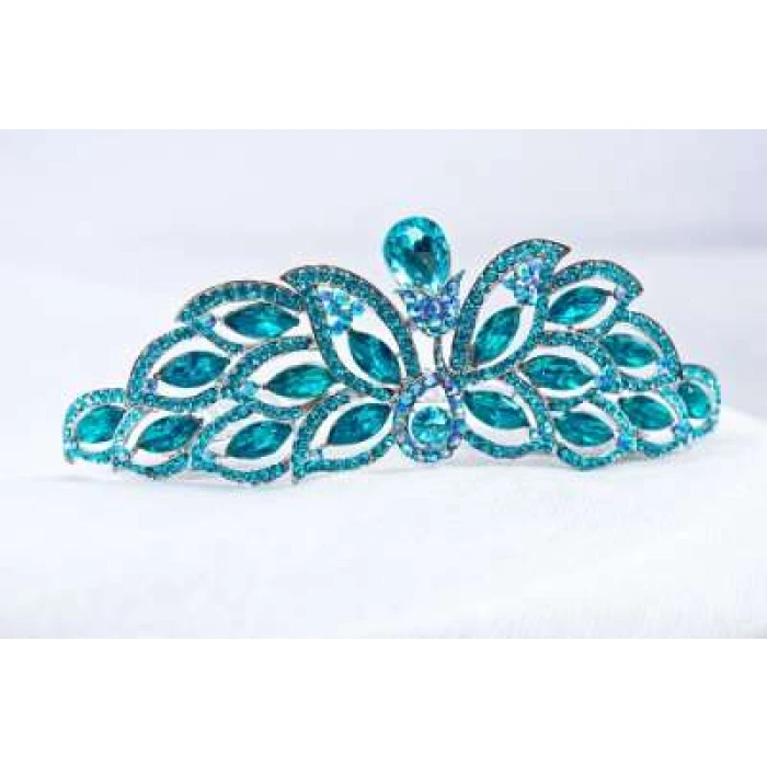 Crown Tiara Peacock Blue - Image 1