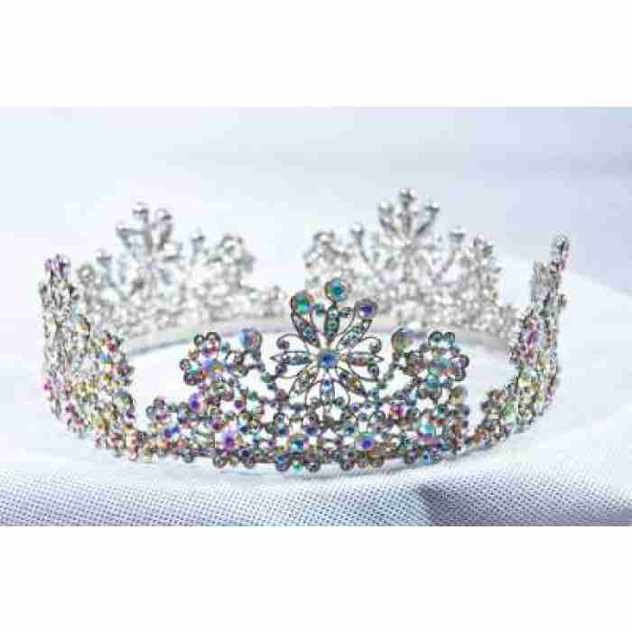 Crown Tiara With Crystals
