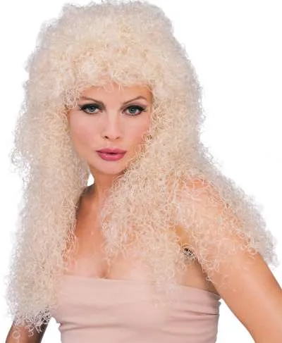 Curly Wig - Large/Blonde