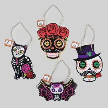 Day Of The Dead Wall Plaques