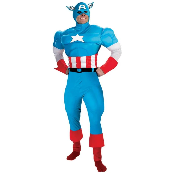Deluxe Captain America Adult - Image 1