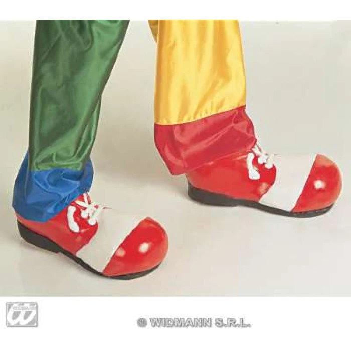 Deluxe Clown Shoes - Red - Image 1