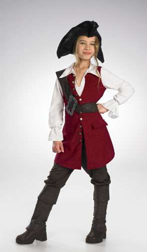 Deluxe Elizabeth Pirate costume child 6675 imgf
