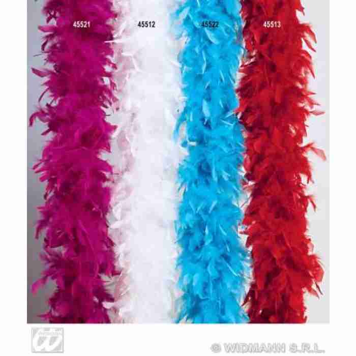 Deluxe Feather Boa Blue