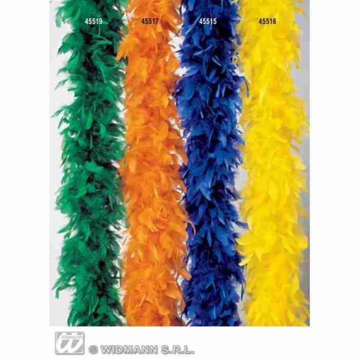 Deluxe Feather Boa Orange