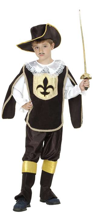 Deluxe Gilbert Musketeer Costume Childs 87638