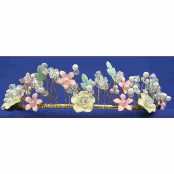 Deluxe Gold Floral Headband