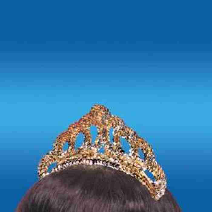 Deluxe Gold Sequinned Tiara