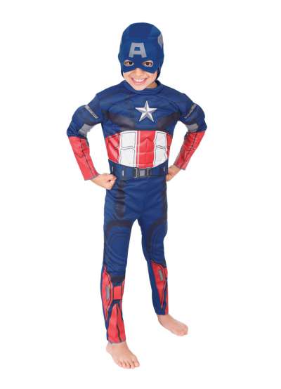 Deluxe Padded Muscle Chest Captain America img