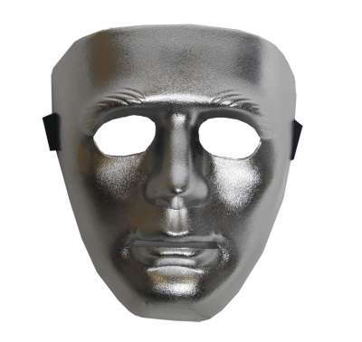 Deluxe Robot Mask Metallic Silver U52802 Img