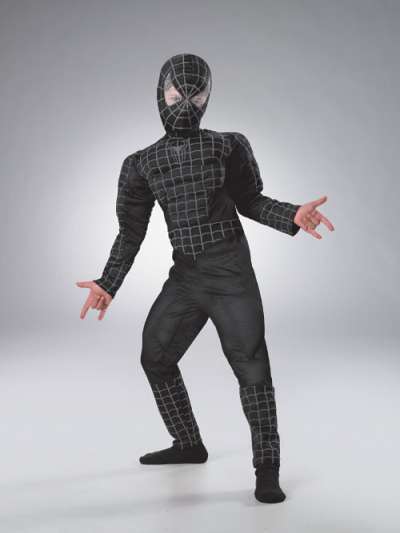 Deluxe muscle Black suited Spiderman 6617 img
