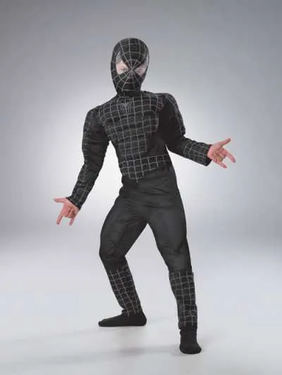 Deluxe muscle Black-suited Spiderman