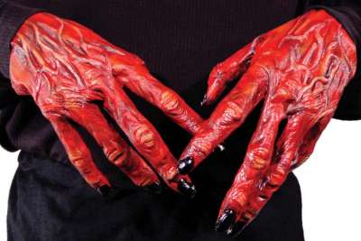 Devil Halloween Hands 4994C
