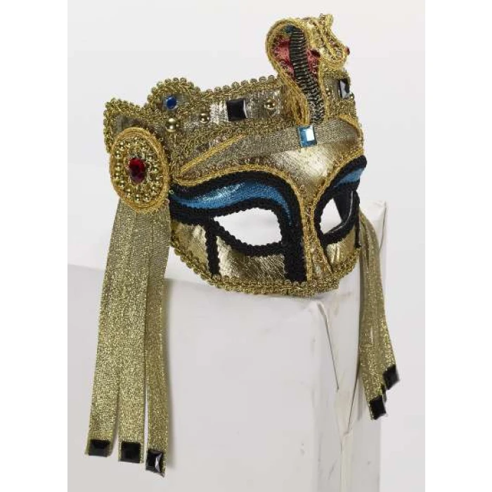 Egyptian Female Mask with Eye Glasses - Image 1
