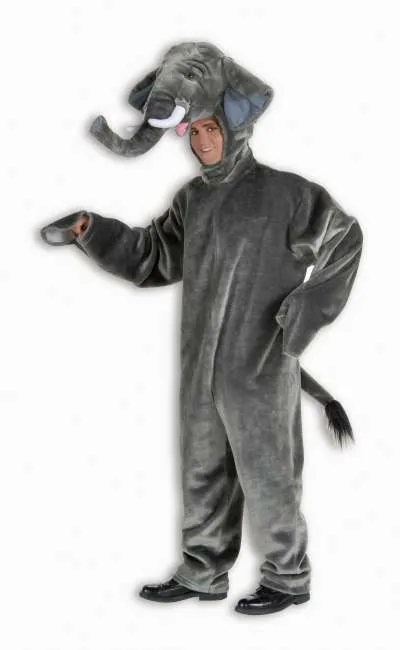 Elephant Plush Adult Costume 61169 mig