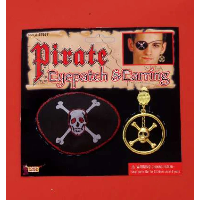 Eye Patch & Earring Set - Image 1