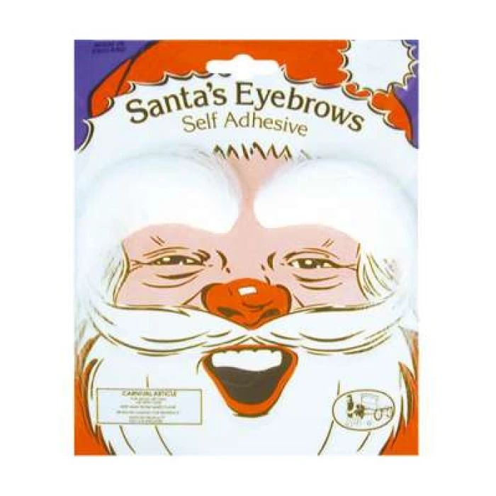 Eyebrows - Santa, White - Image 1