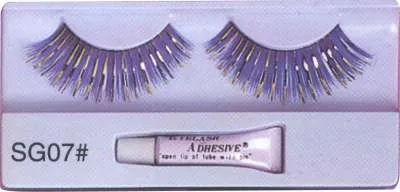 Eyelashes - Blue / Gold