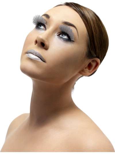 Eyelashes - Silver Feather