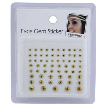 Face Gems Gold
