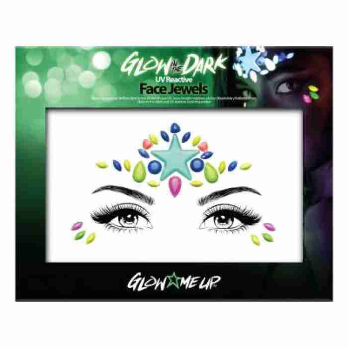 Face Jewel Glow in the Dark Star Shaped img