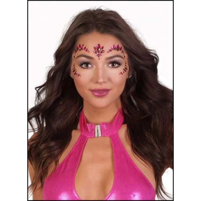 Face Jewels Fushia - Image 1